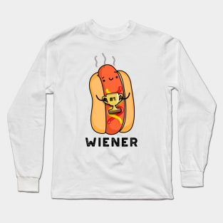 Wiener Funny Sausage Pun Long Sleeve T-Shirt